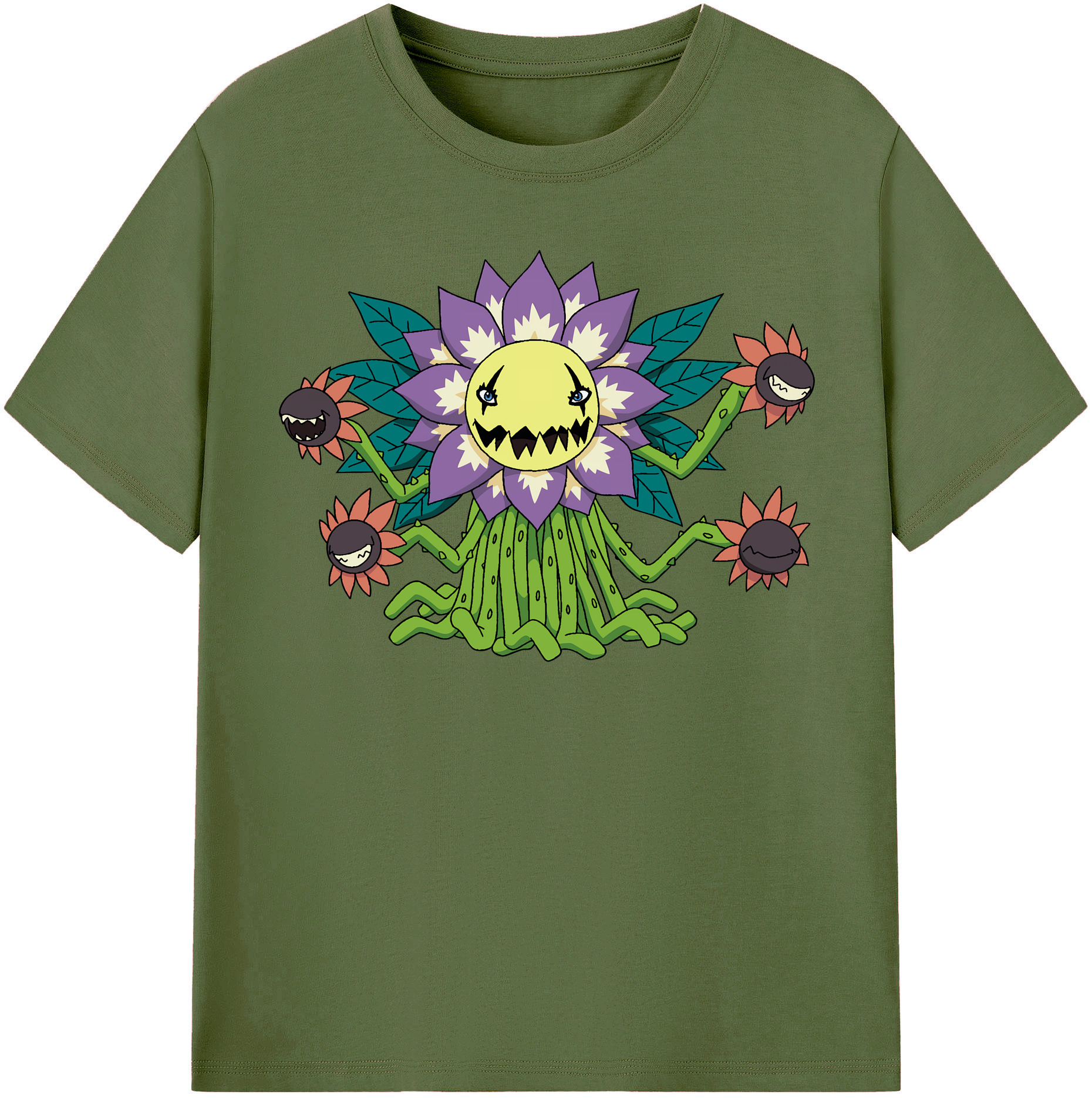 （画像用） Digimon デジタルモンスター/デジモン 綿100％半袖Tシャツ（フロントプリント）